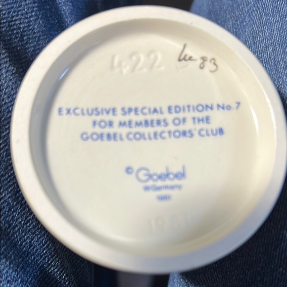Goebel Hummel “What Now?” Figure. Special edition 1981. GH109 - Picture 8 of 10